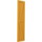 Ekena Millwork Americraft 3-Board Wood 2 Equal Panel Frmd Board-n-Batten Shutters w/Dbl Z-Bar, ARW102BF311X43TUH, PR ARW102BF311X43TUH - alternate 4
